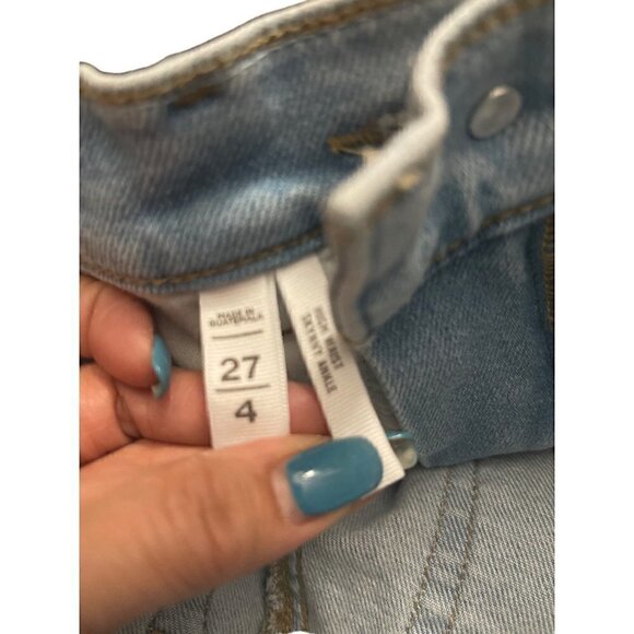 LOFT Jeans High Waisted Skinny Ankle Curvy Denim Size 27/4 - Picture 12 of 14